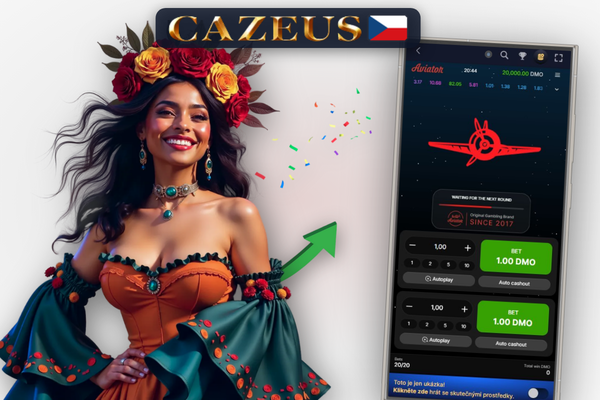 Demo verze Aviator vedle hry o peníze v CZK – vyzkoušej Cazeus Casino bez rizika