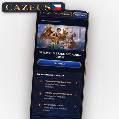 Cazeus Casino promo free bet – volná sázka na první tiket pro nové sázkaře