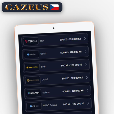 Výběr přes e-peněženku Skrill nebo Neteller v Cazeus Casino rychle a pohodlně
