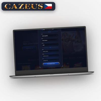 Jednokliková registrace v Cazeus Casino není k dispozici — ikona kurzoru a blesku