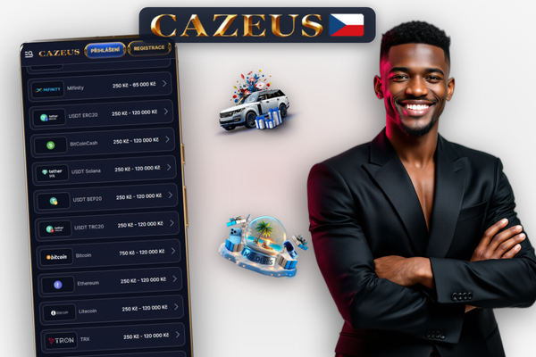 Zákaznická podpora Cazeus Casino dostupná nonstop pro pomoc s vkladem přes živý chat
